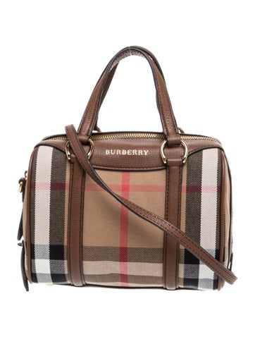 House Check Top Handle Bag