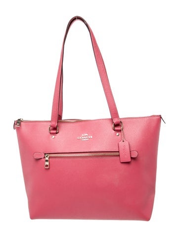 Coach Saffiano Leather Top Handle Bag