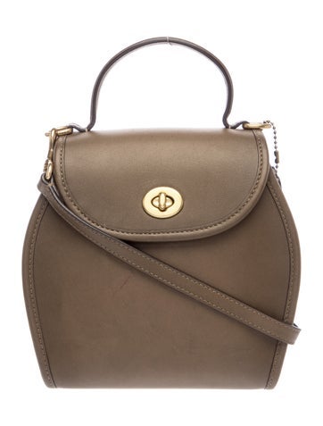 Coach Leather Top Handle Bag