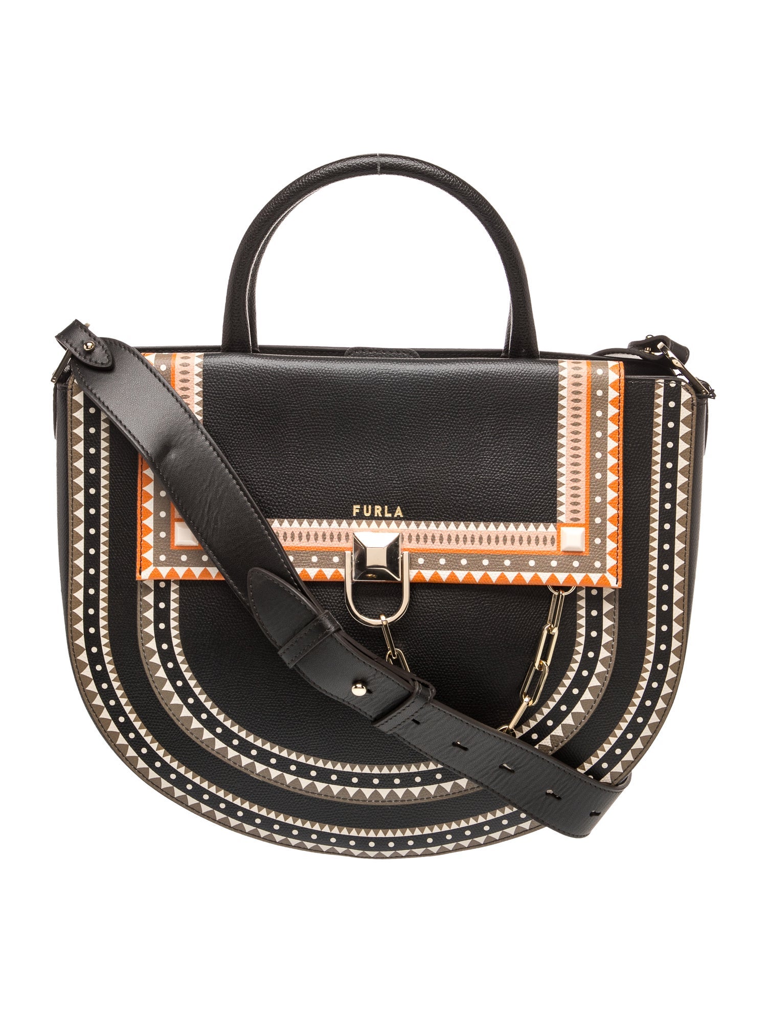 Leather Top Handle Bag