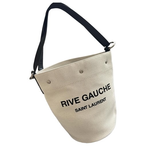 Rive Gauche linen handbag
