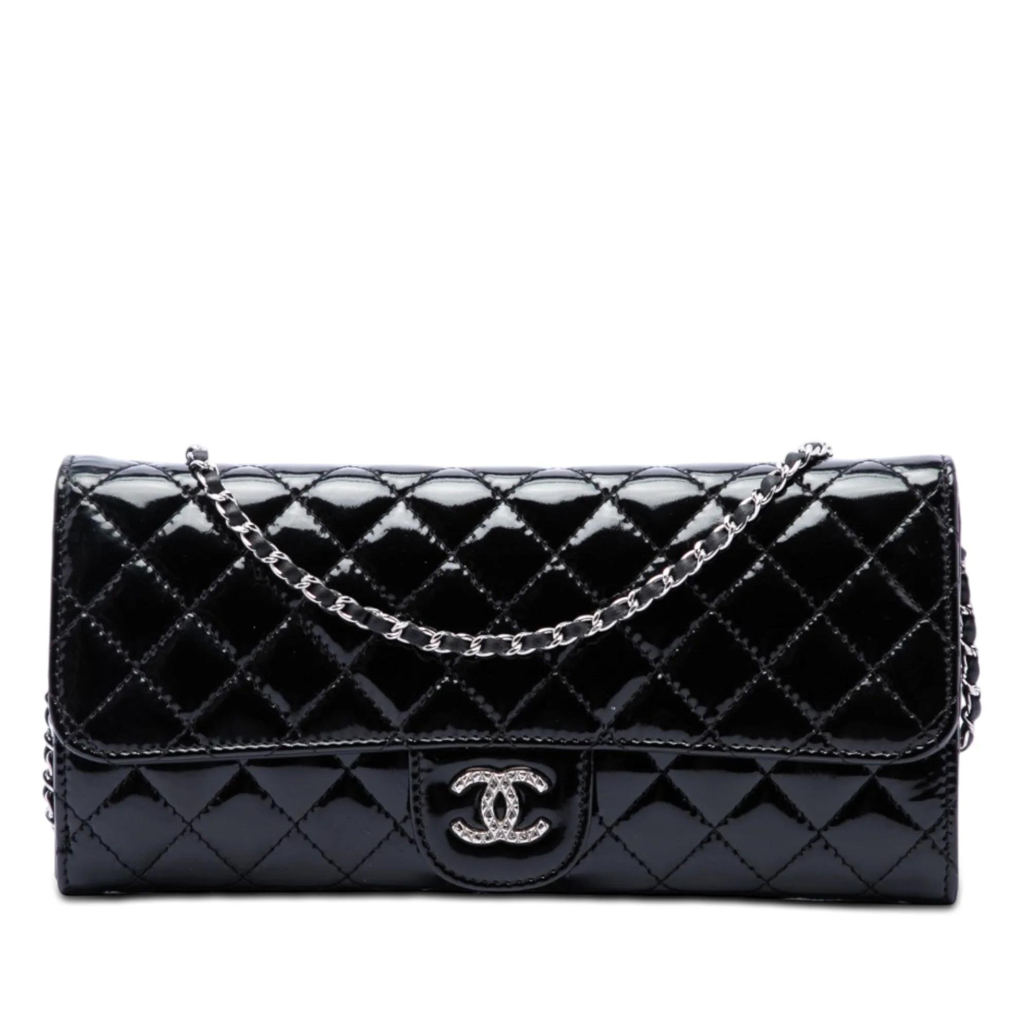 Patent leather handbag