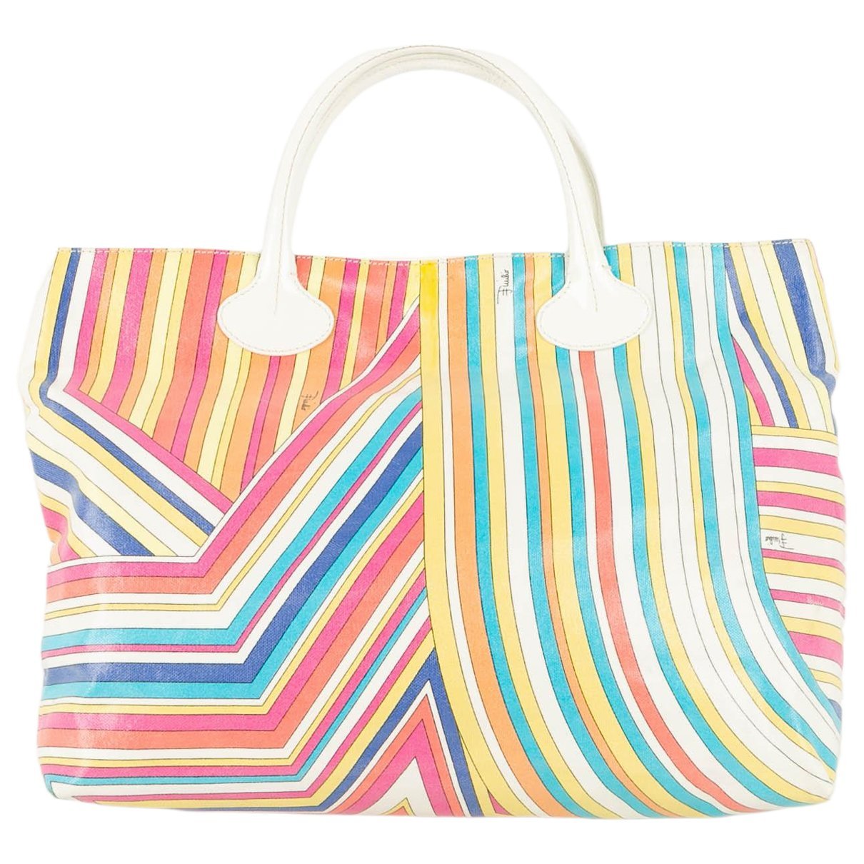 Patent leather handbag