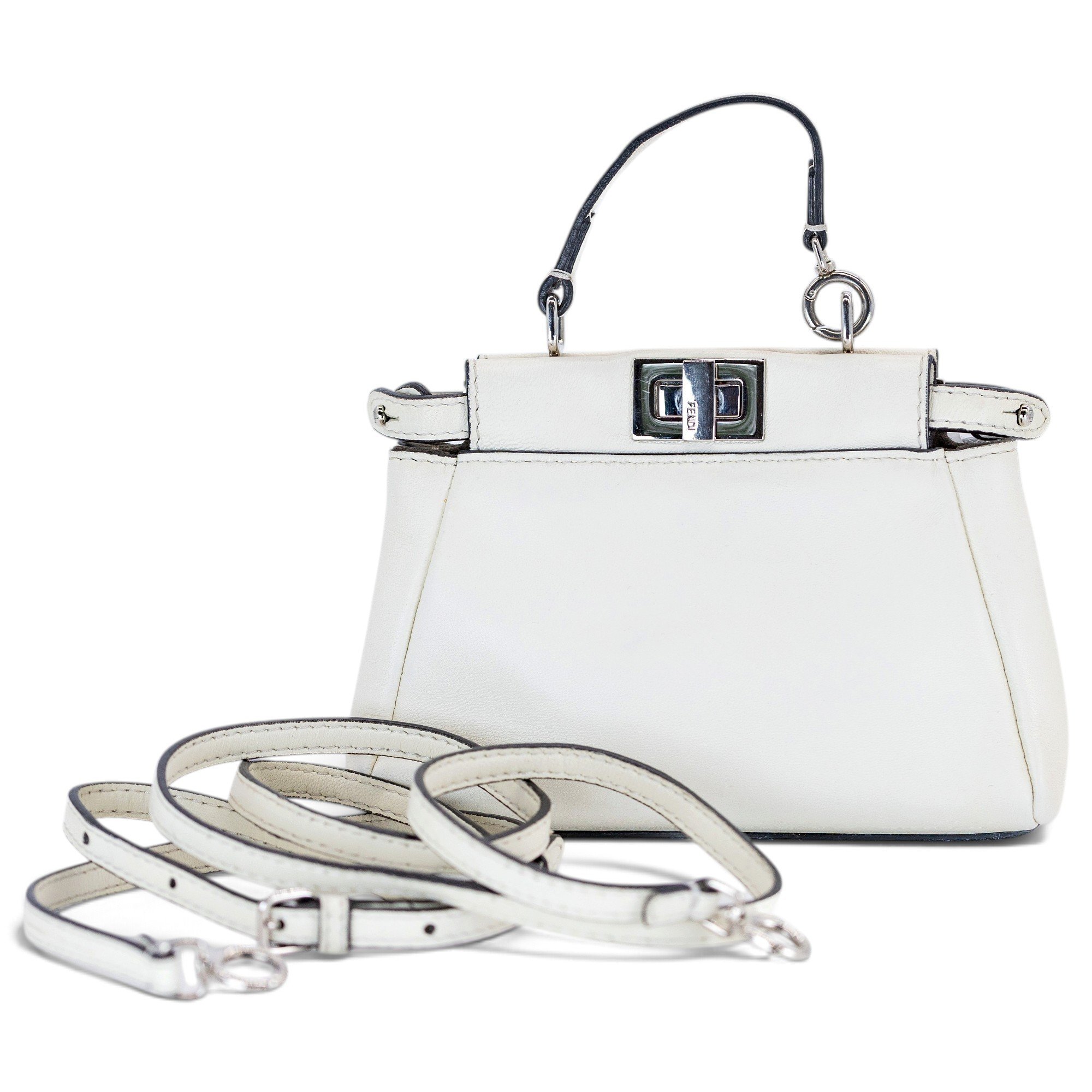 Peekaboo leather mini bag