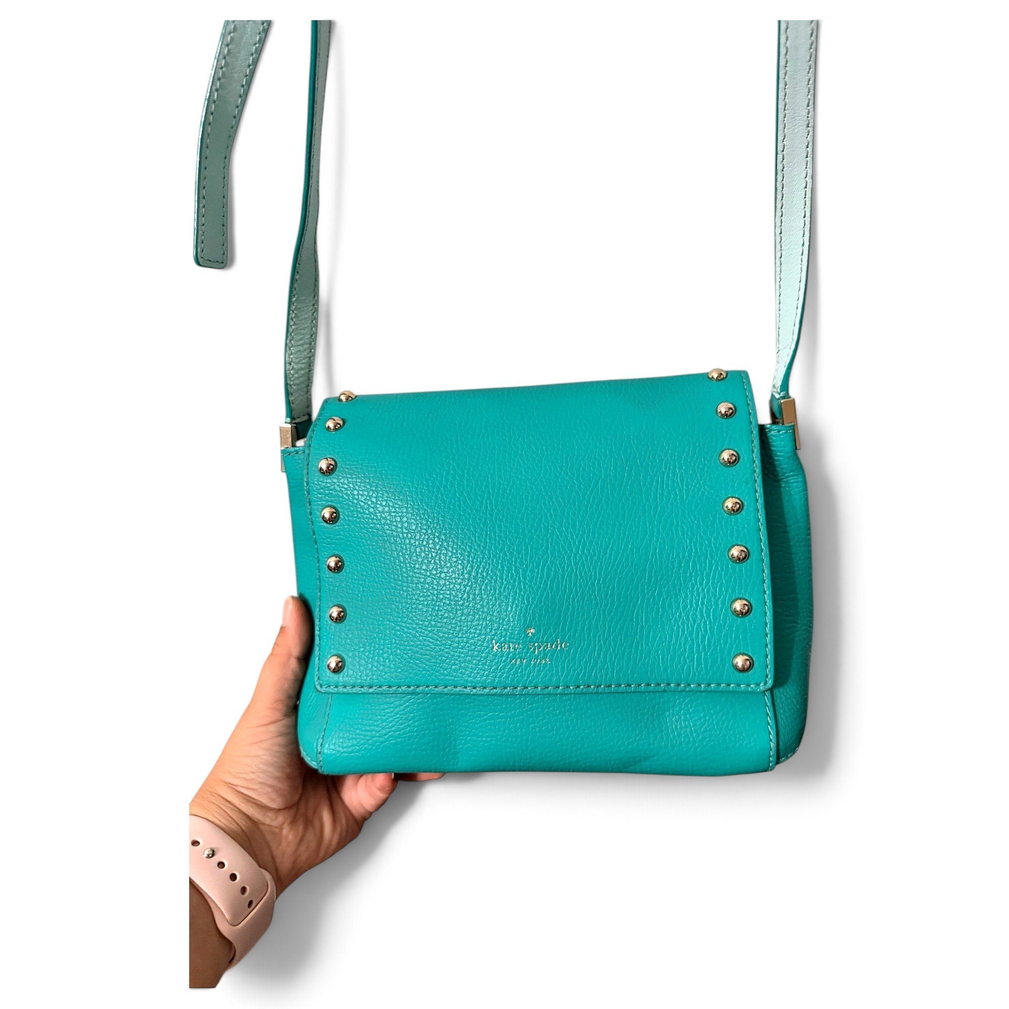 Hudson leather crossbody bag