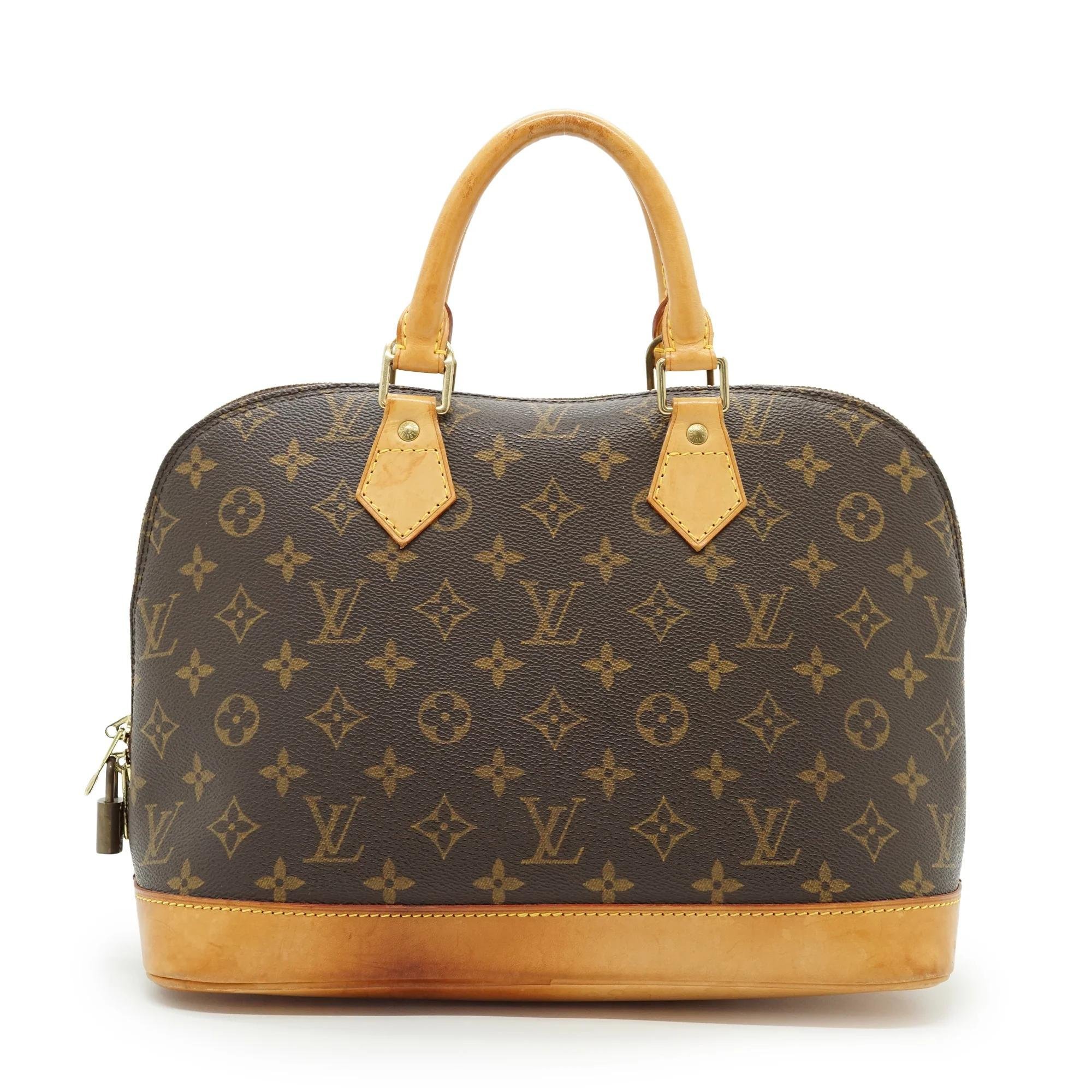 Alma leather handbag