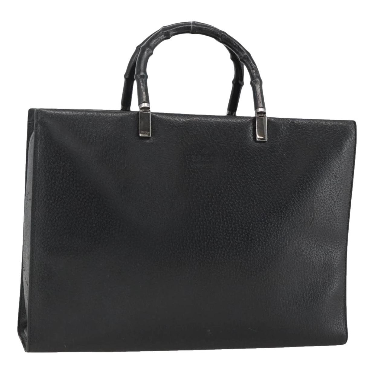Leather handbag