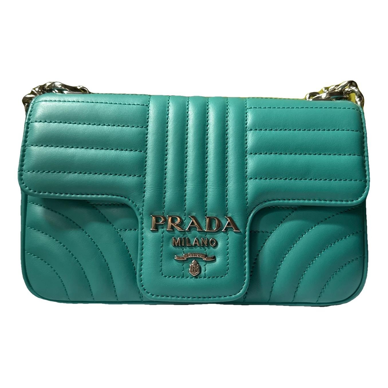 Diagramme leather handbag