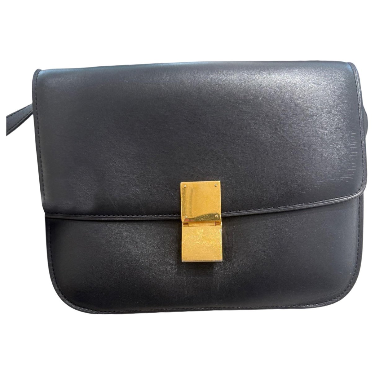 Classic leather crossbody bag