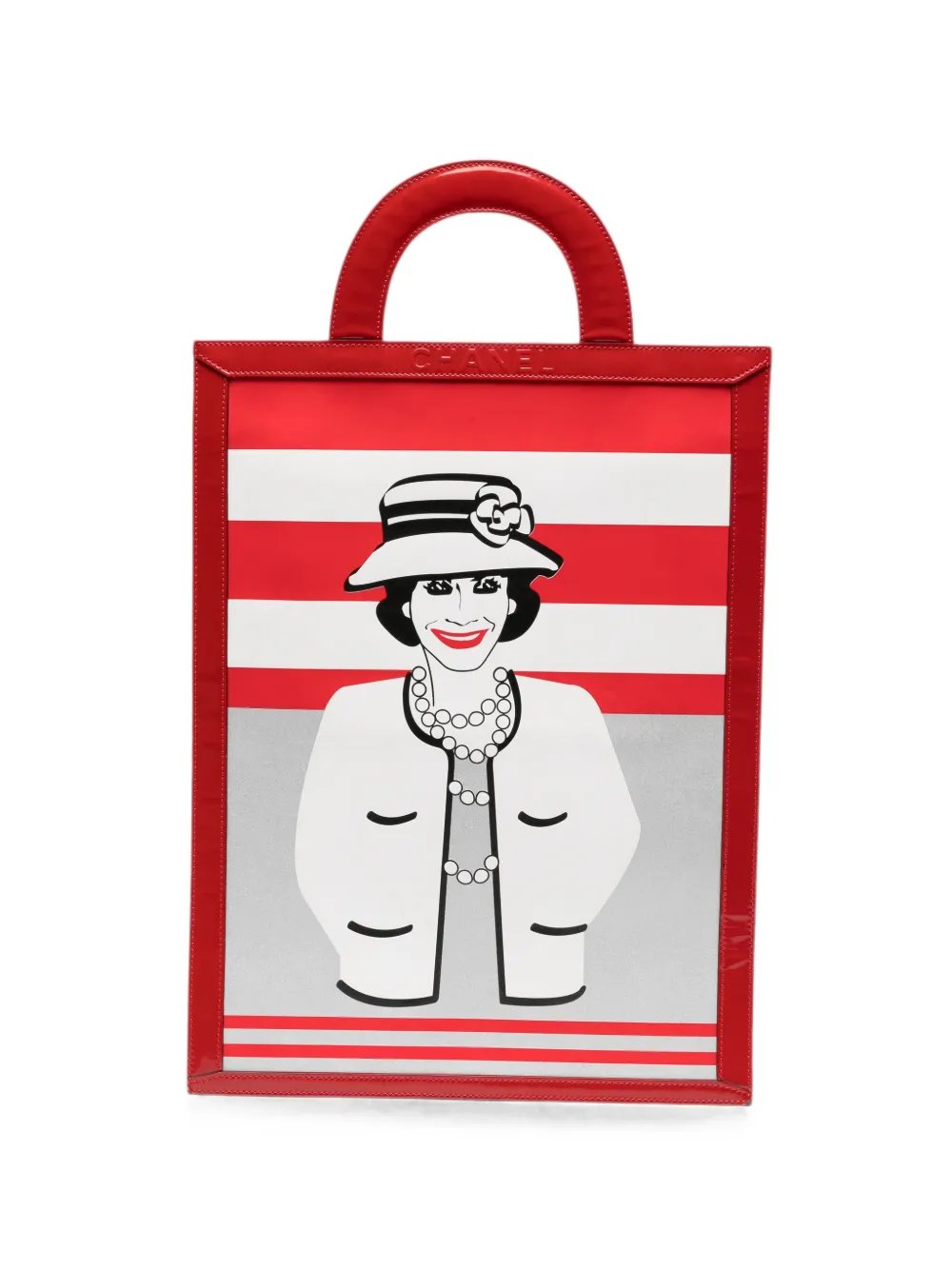 Mademoiselle profile tote bag