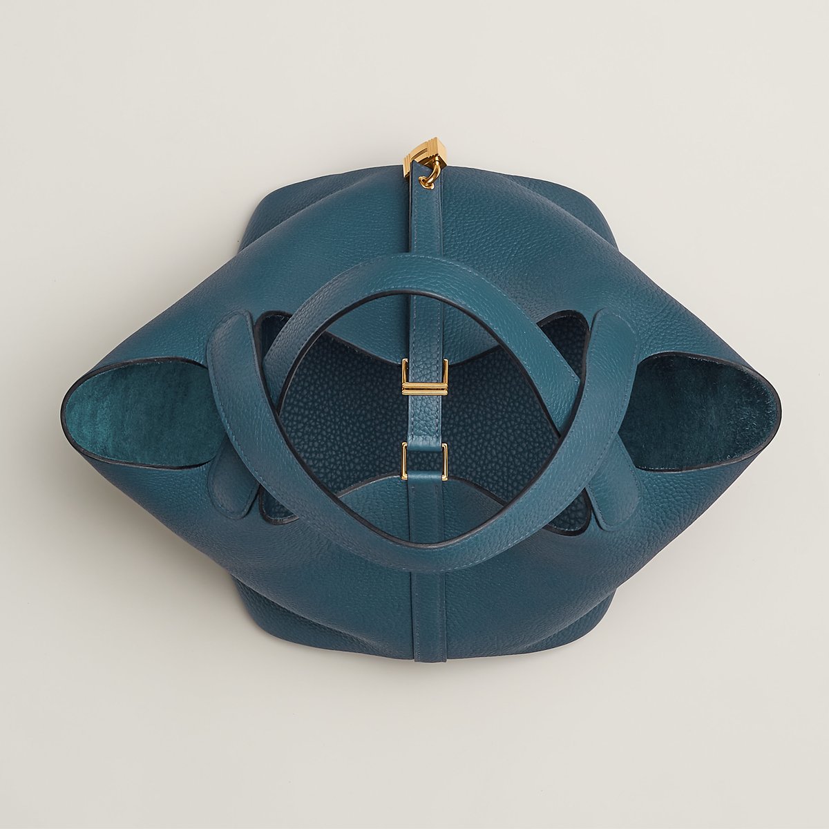 Bleu De Prusse Picotin Lock 22 Bag