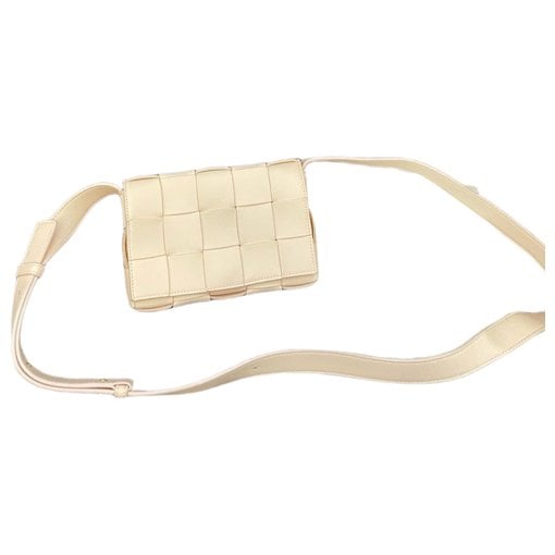 Cassette leather handbag