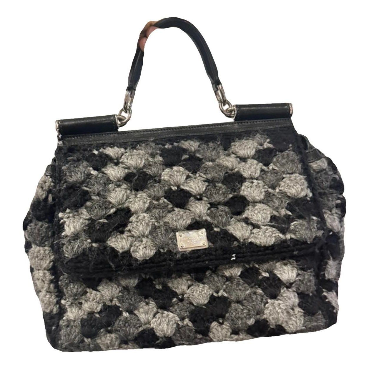 Dolce & Gabbana Sicily wool handbag
