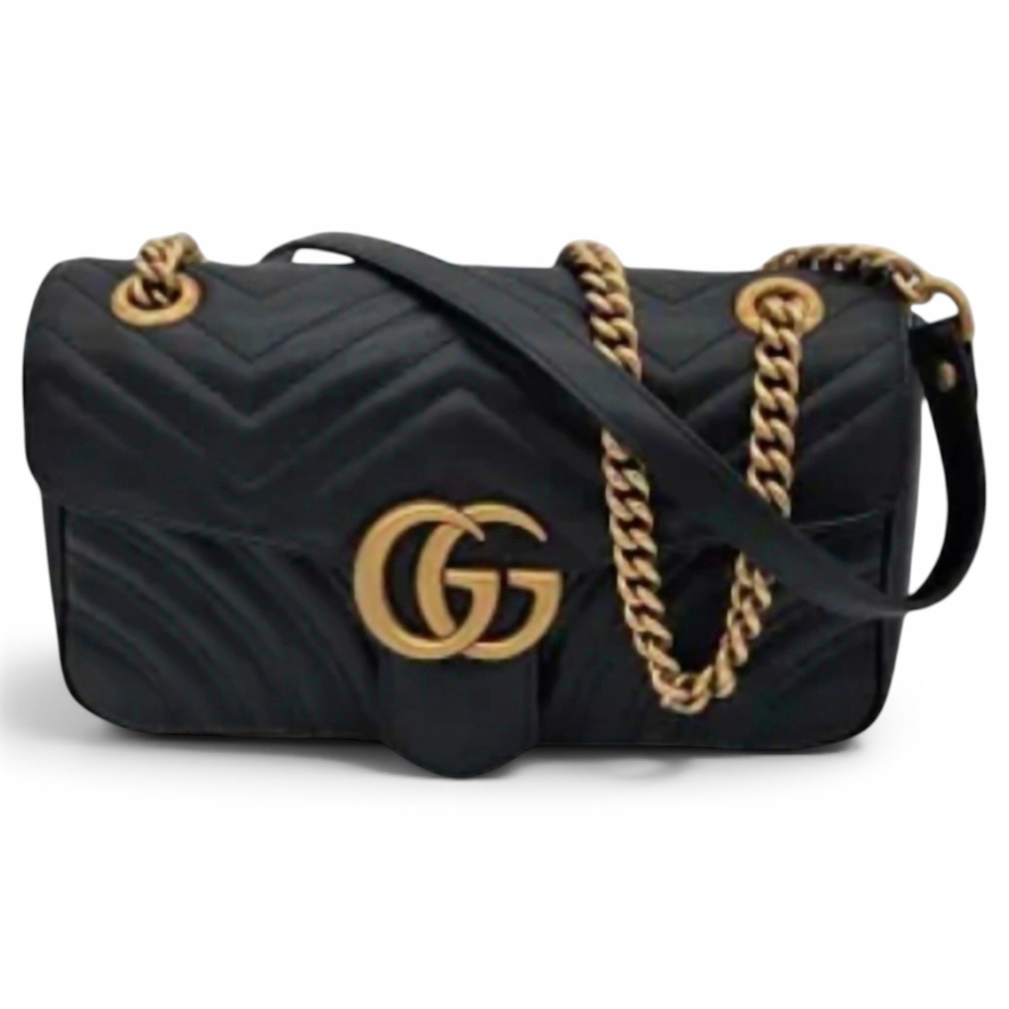 GG Marmont Flap leather crossbody bag