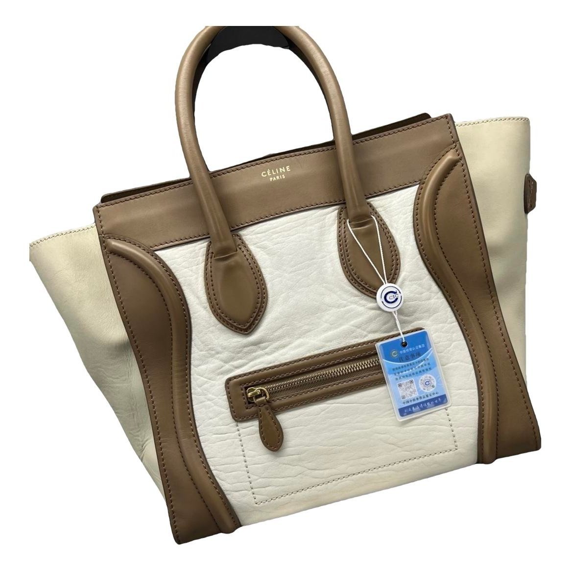 Luggage leather handbag