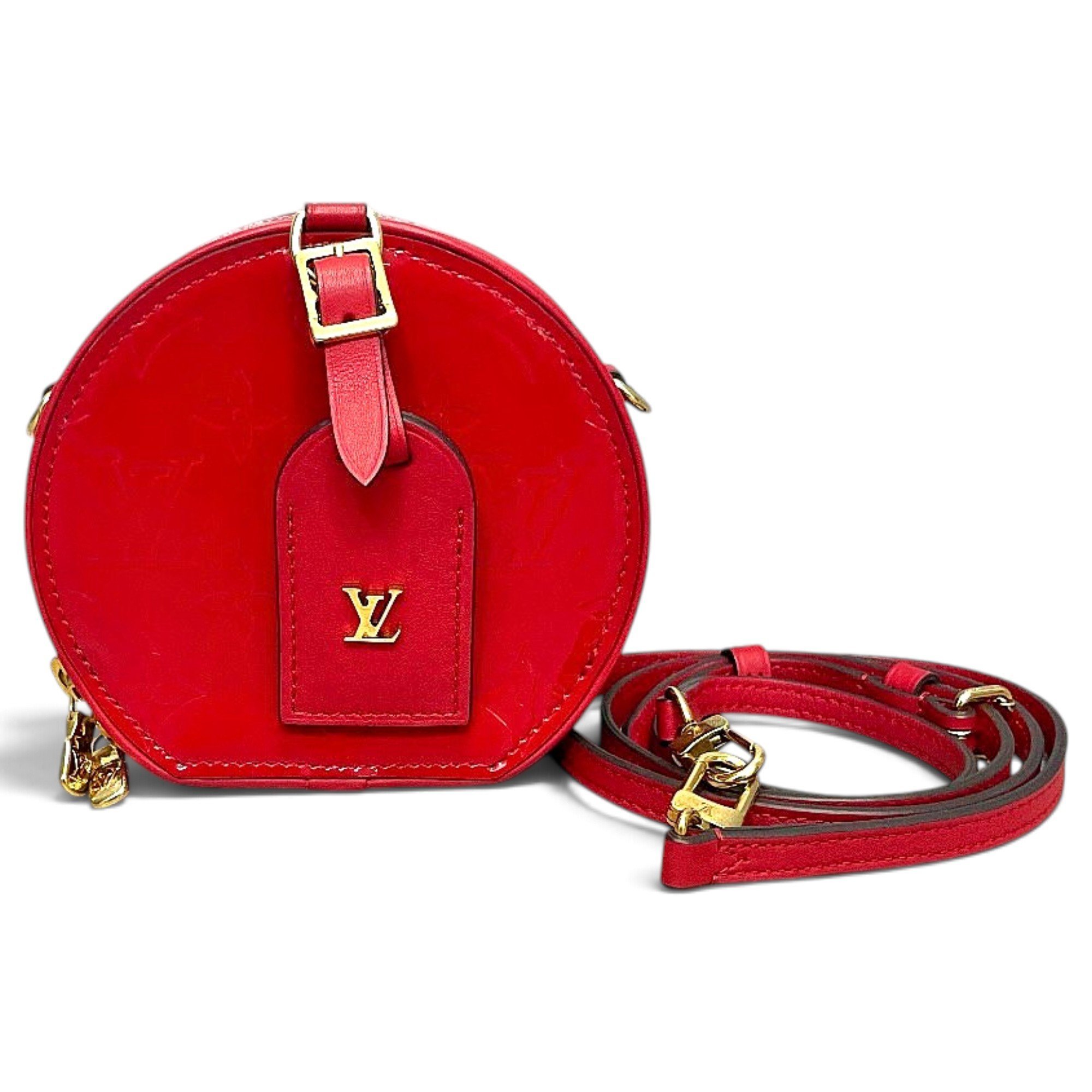 Petite Boîte Chapeau patent leather crossbody bag