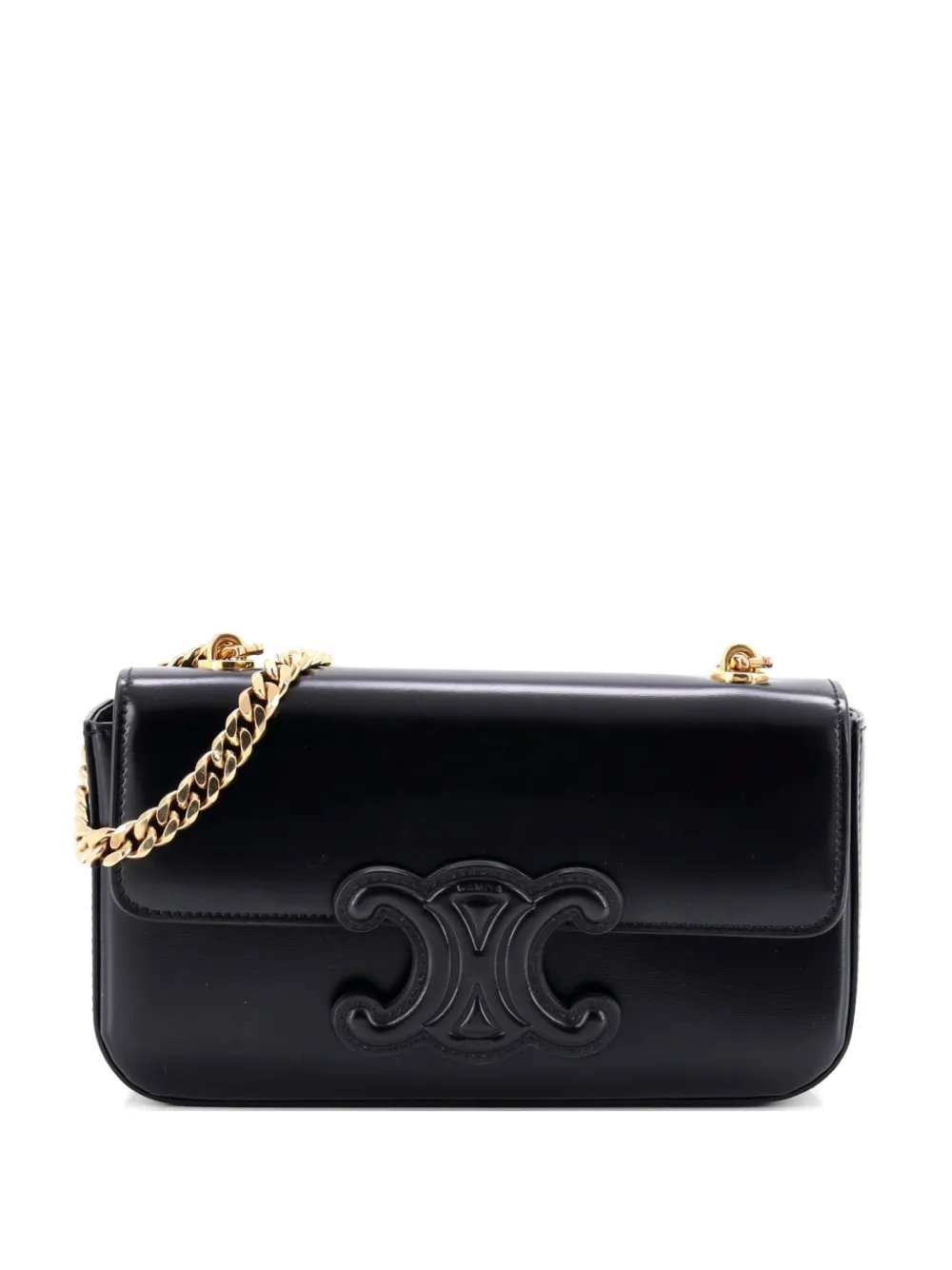 Triomphe Chain Leather Small shoulder bag