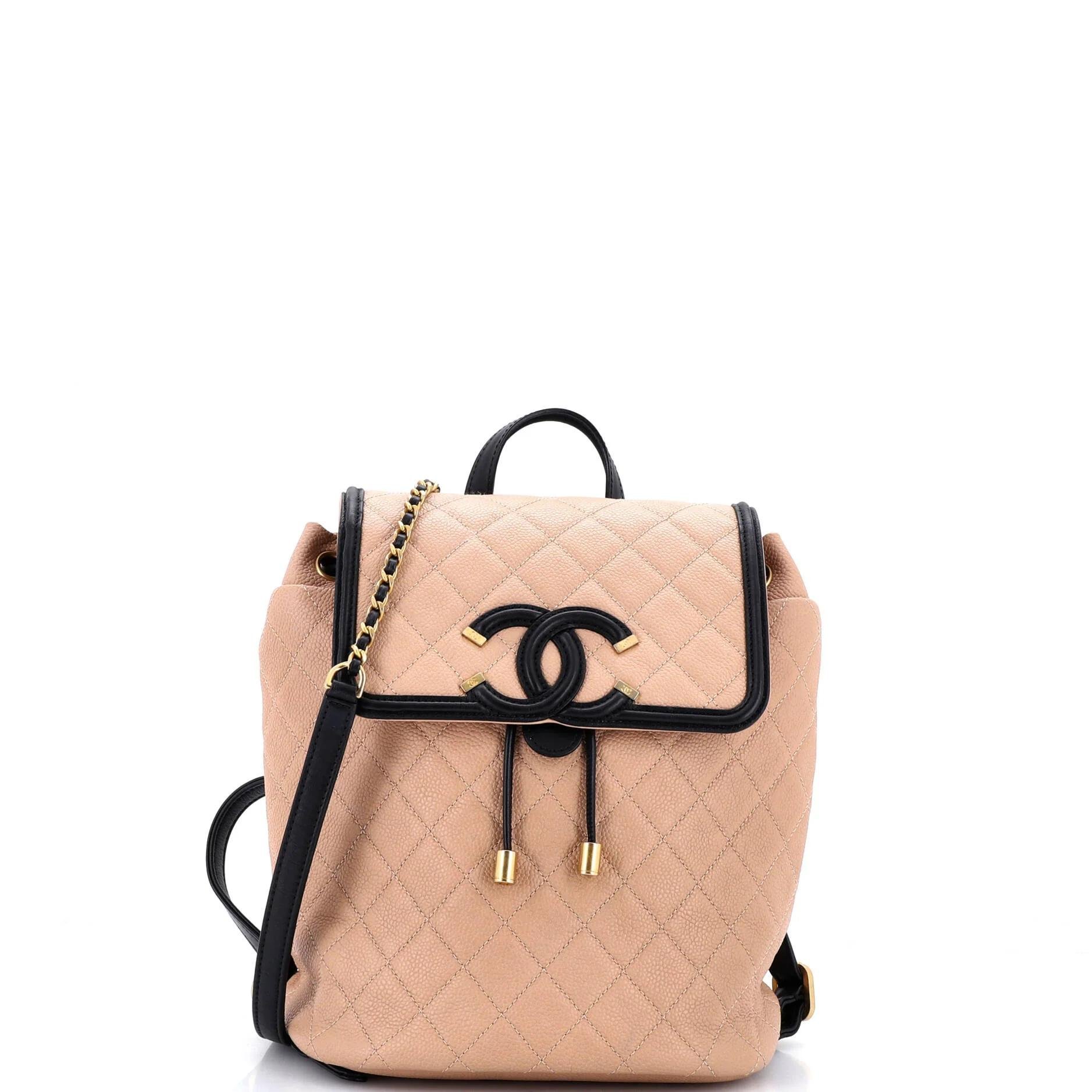 Leather backpack