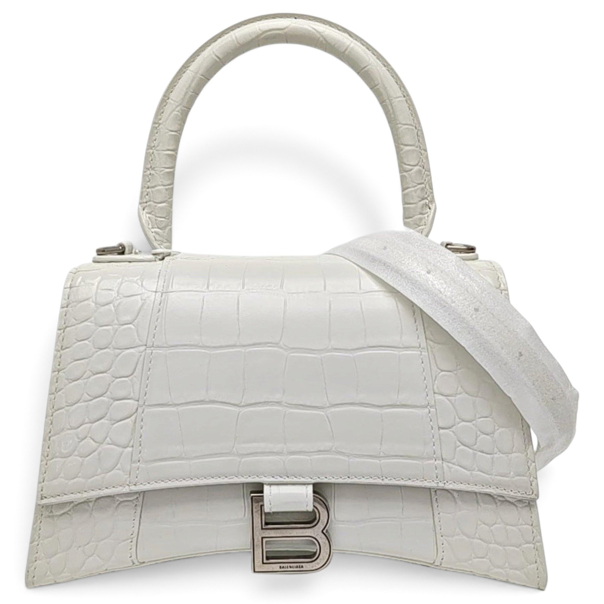 Balenciaga Hourglass leather handbag
