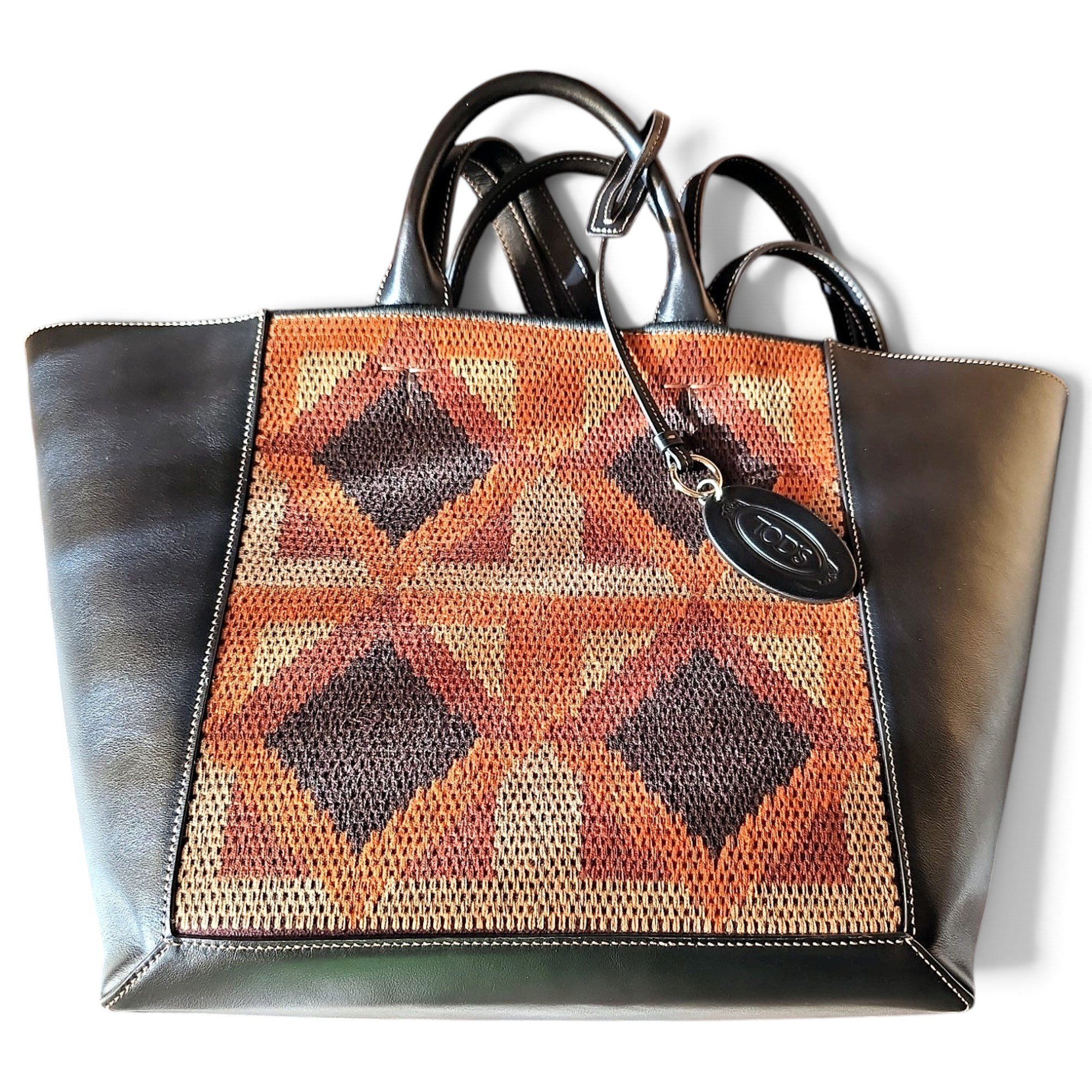 Leather tote