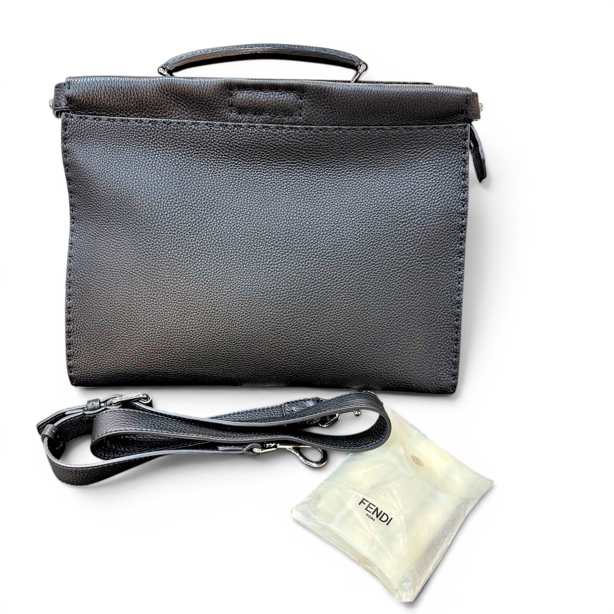 Peekaboo leather handbag