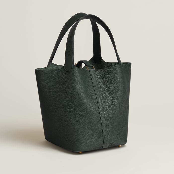 Vert Foncé Picotin Lock 22 Bag