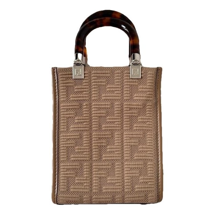 FF leather crossbody bag