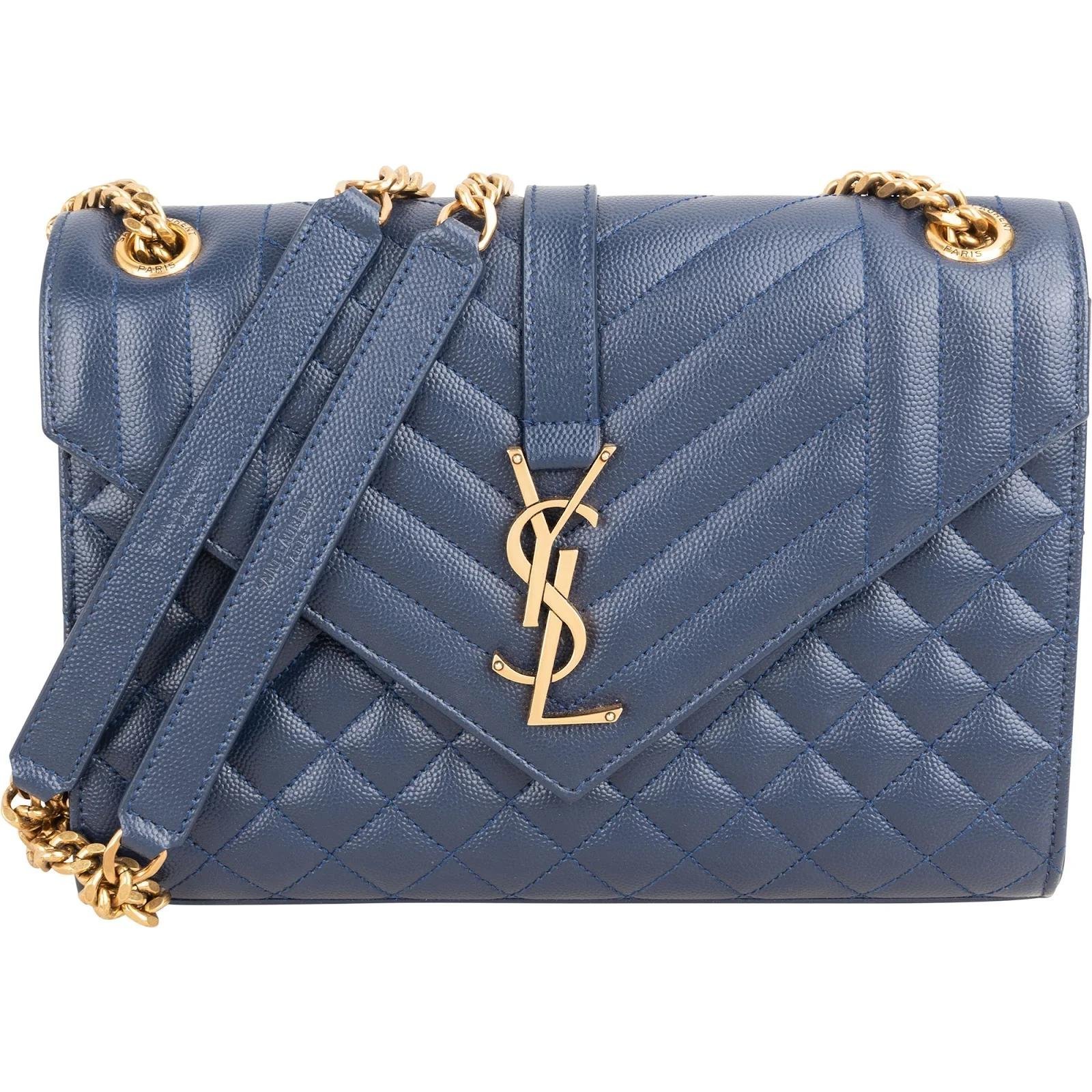 Envelope leather crossbody bag