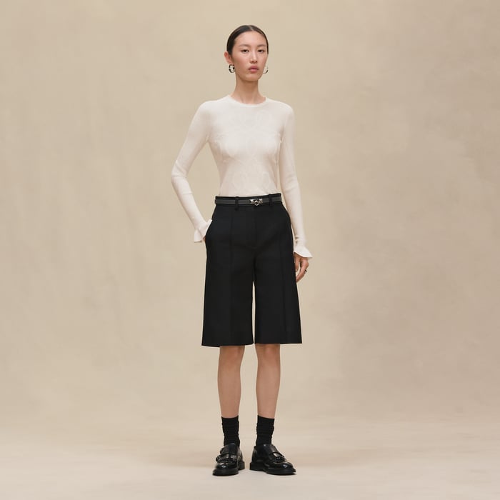 Blanc Naturel "Palefroi Remix" Light Long-sleeve Sweater