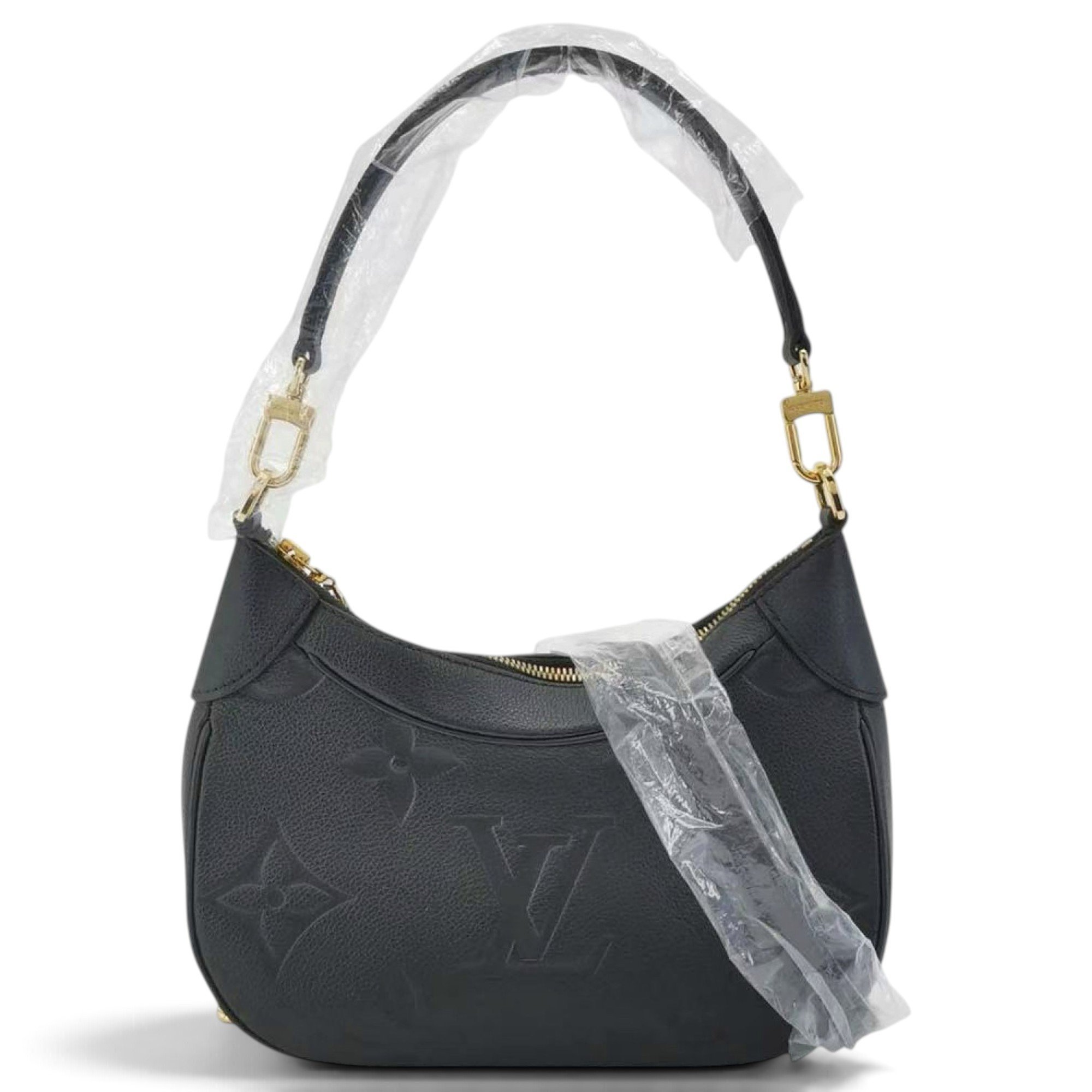 Croissant leather handbag