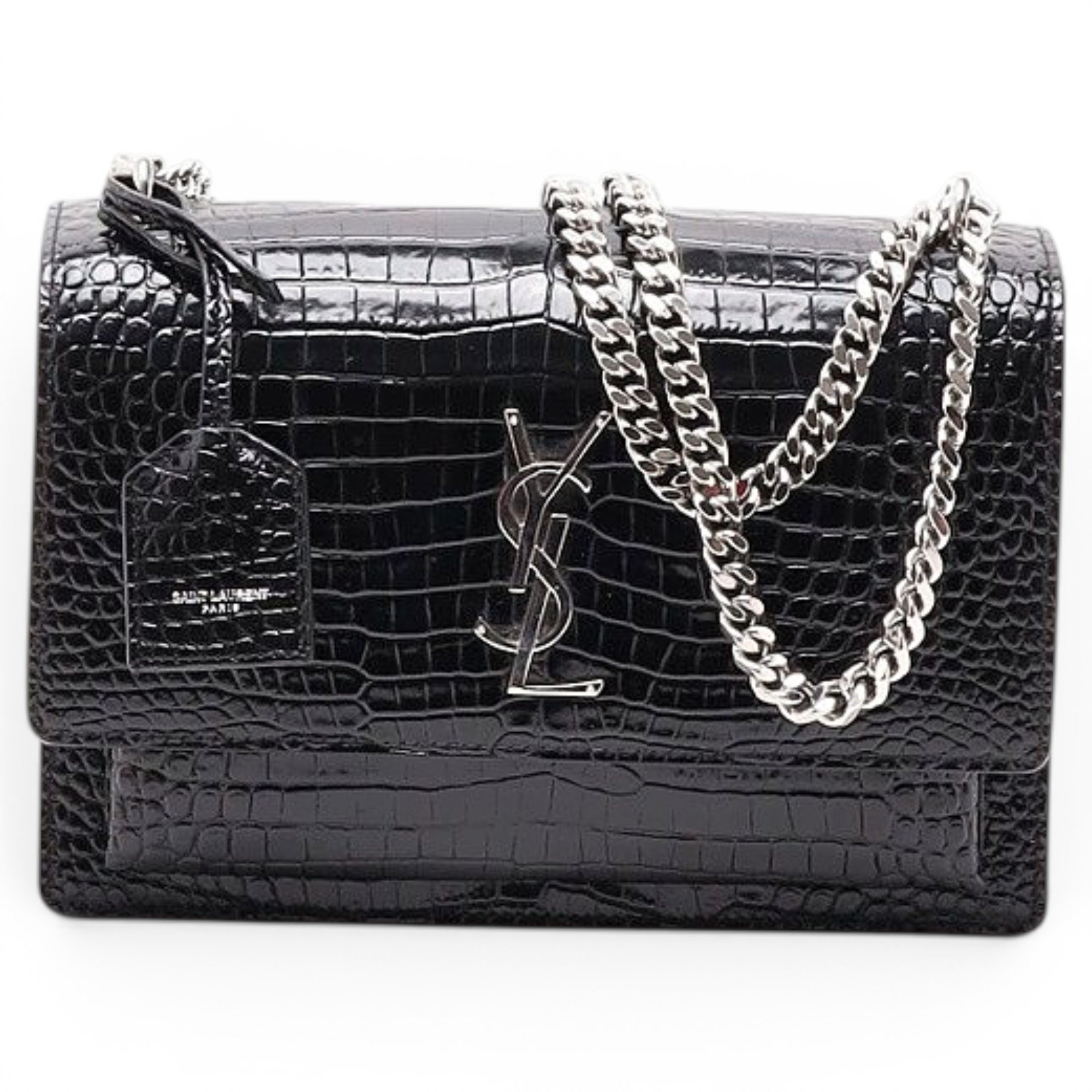 Sunset leather handbag