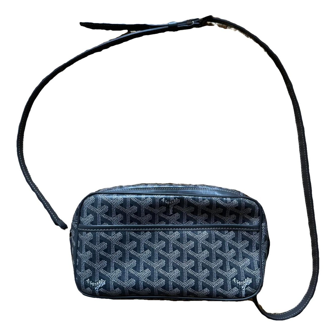 Goyard Cap vert linen crossbody bag