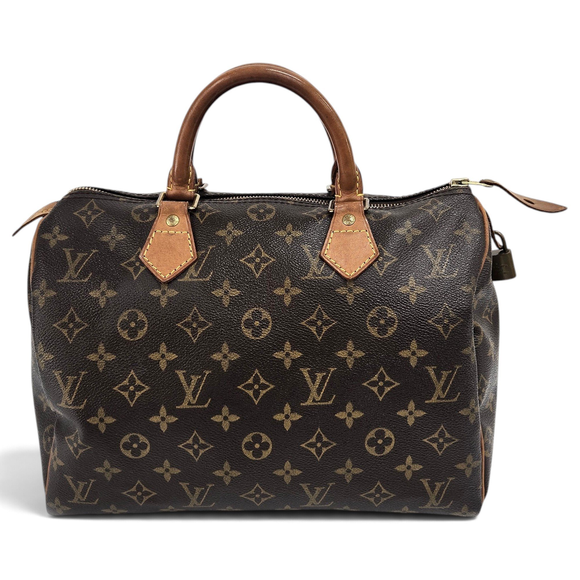 Speedy leather bowling bag