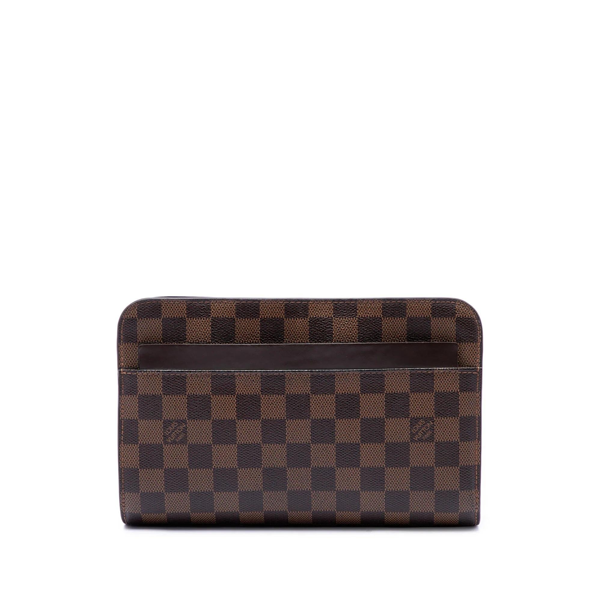 Saint Paul leather clutch bag