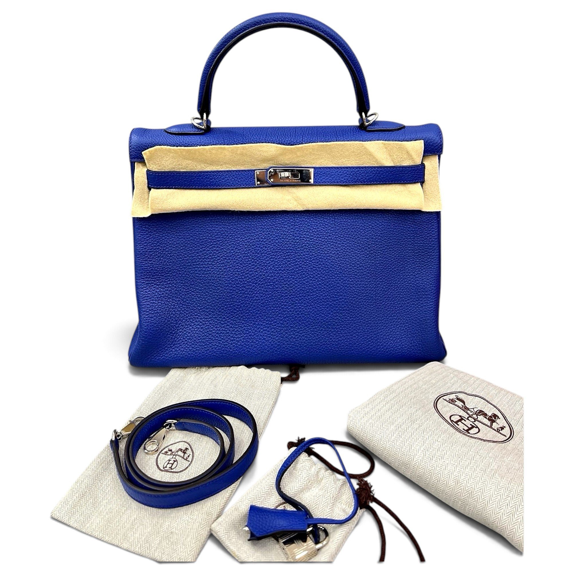 Kelly 35 leather handbag