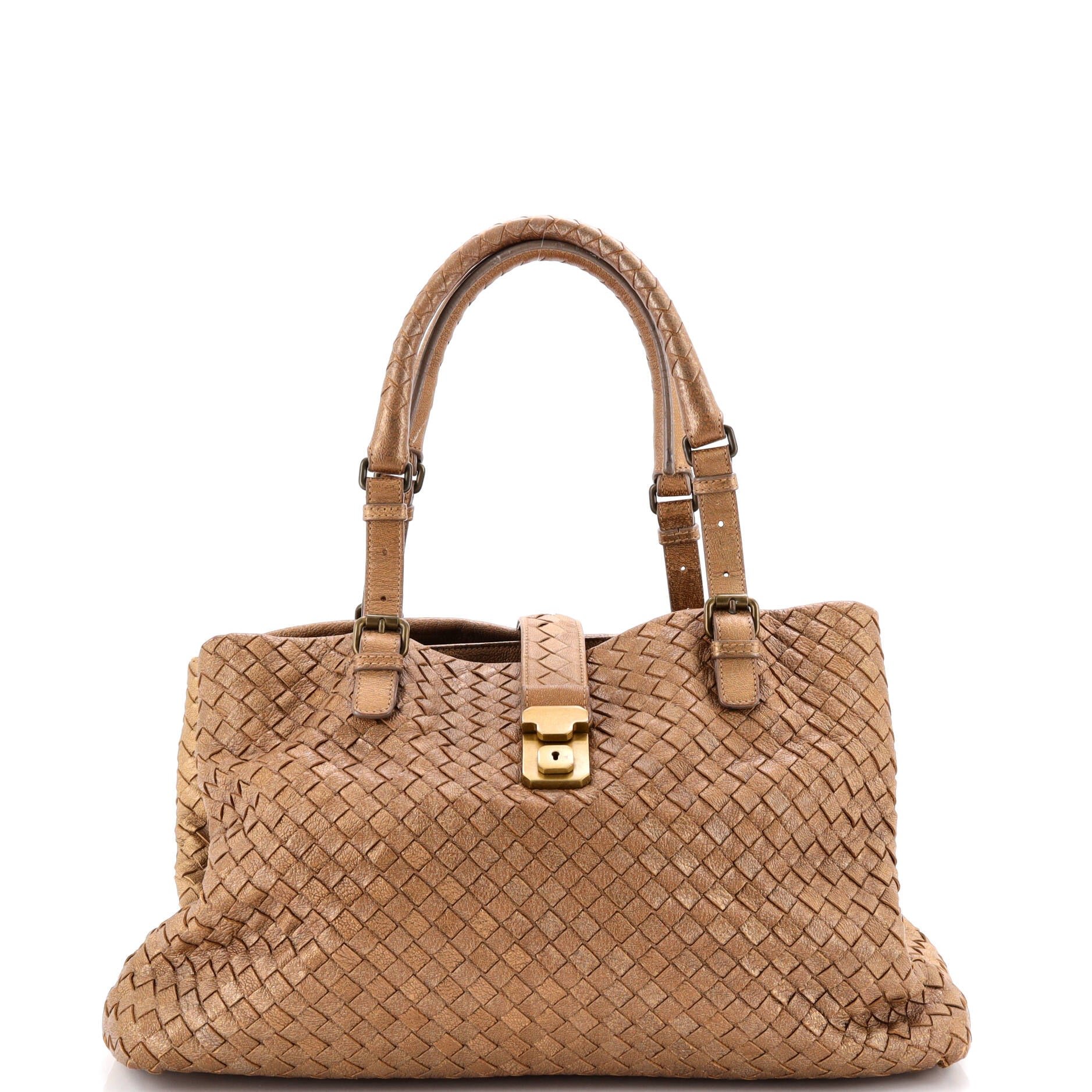 Bottega Veneta Roma Bag Intrecciato Nappa Medium