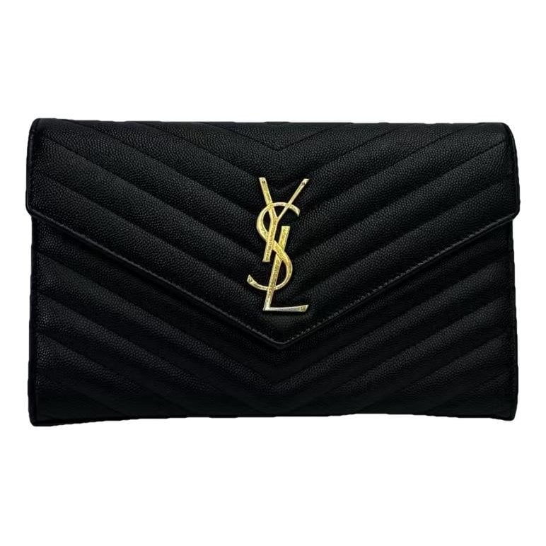 Envelope leather handbag