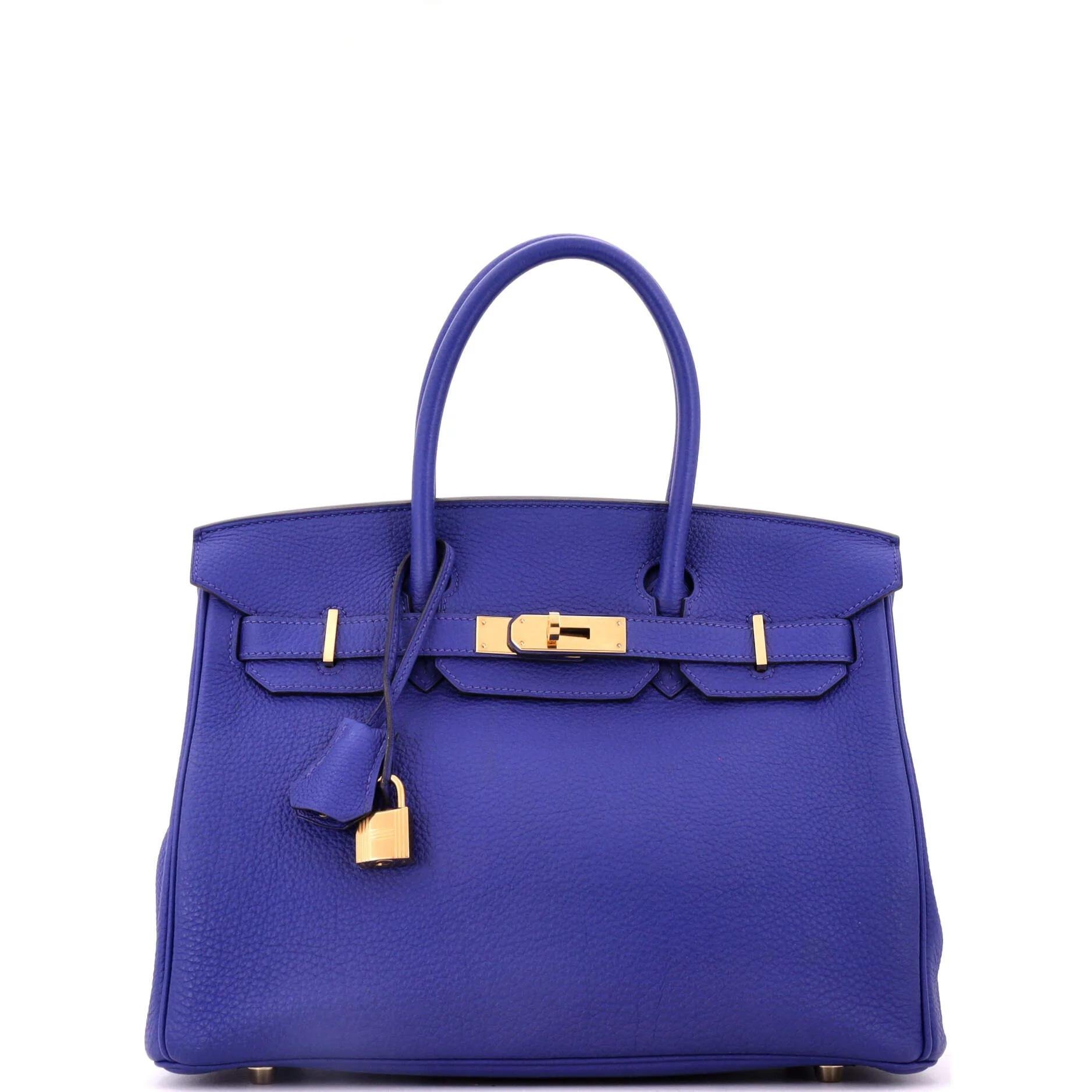 Birkin 30 leather tote