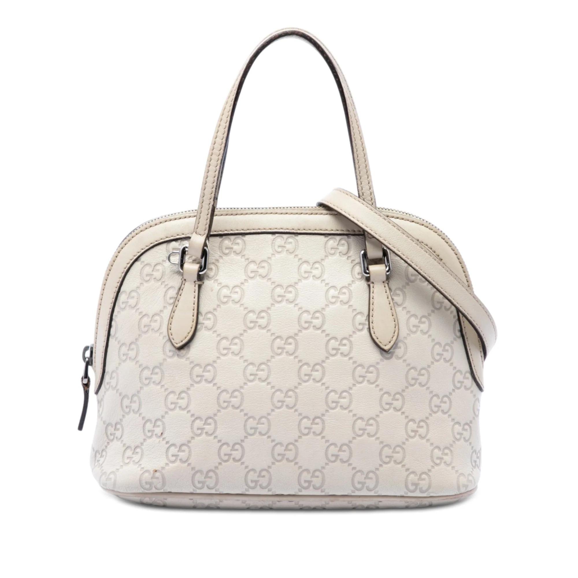 Dôme leather satchel
