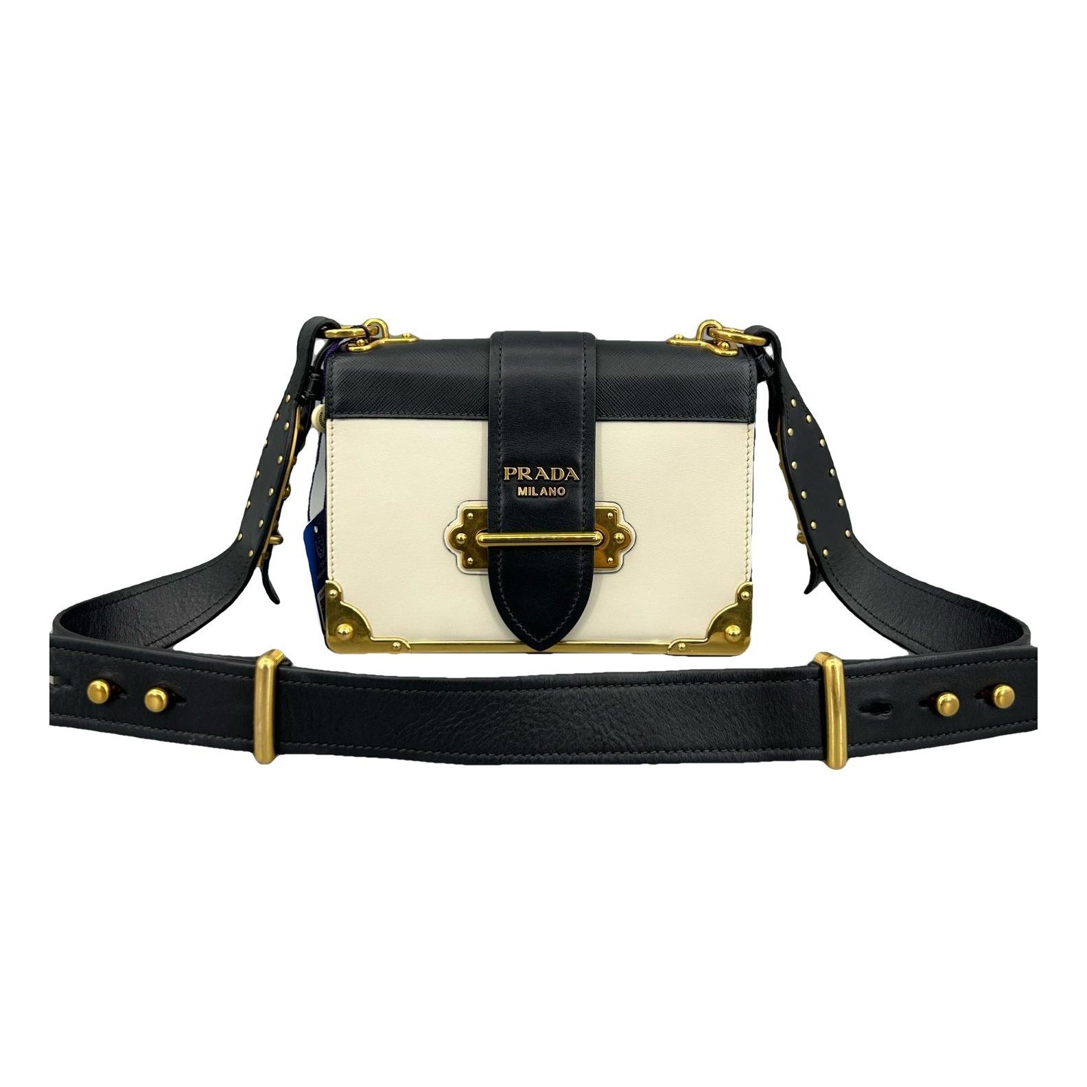 Cahier leather handbag