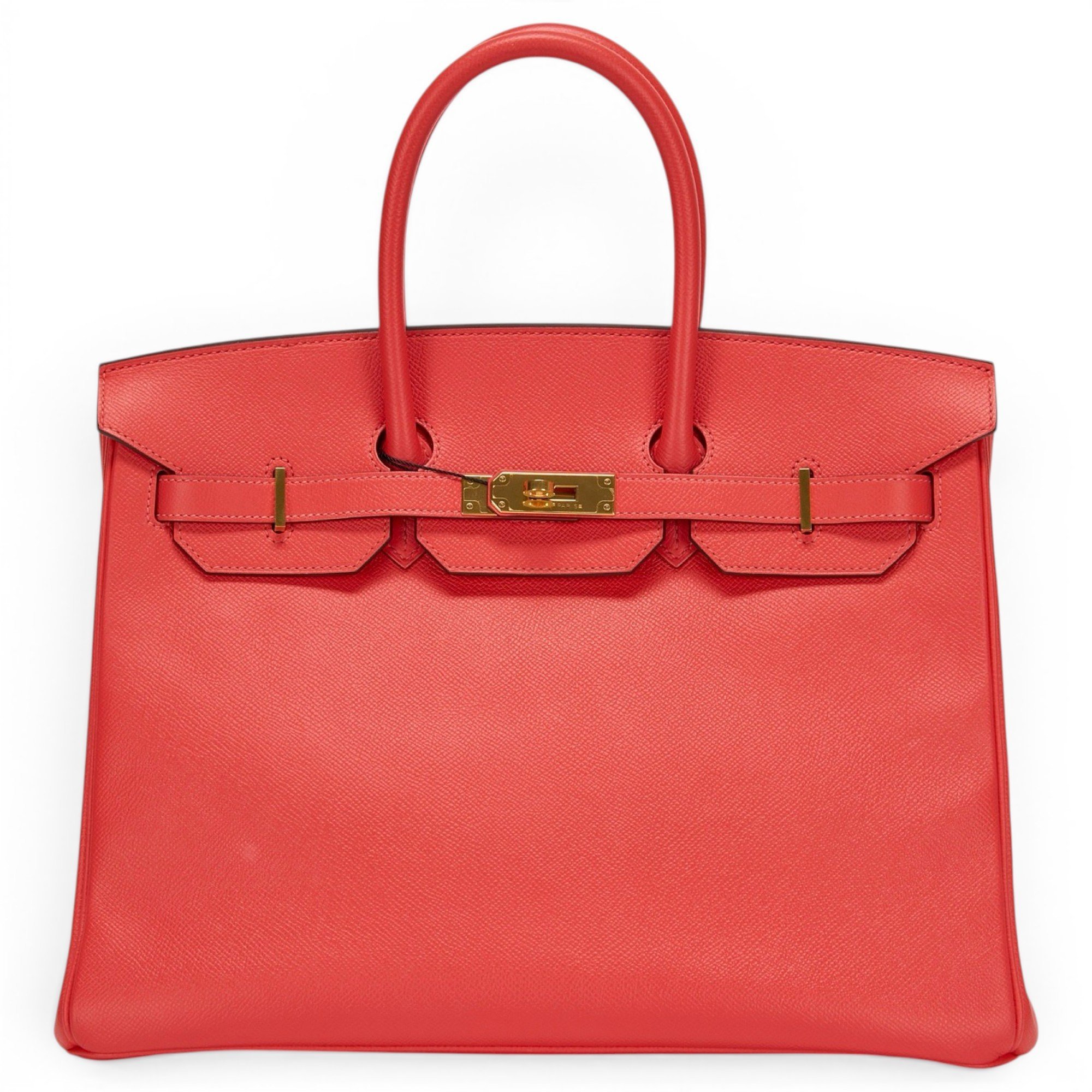 Birkin 35 leather handbag