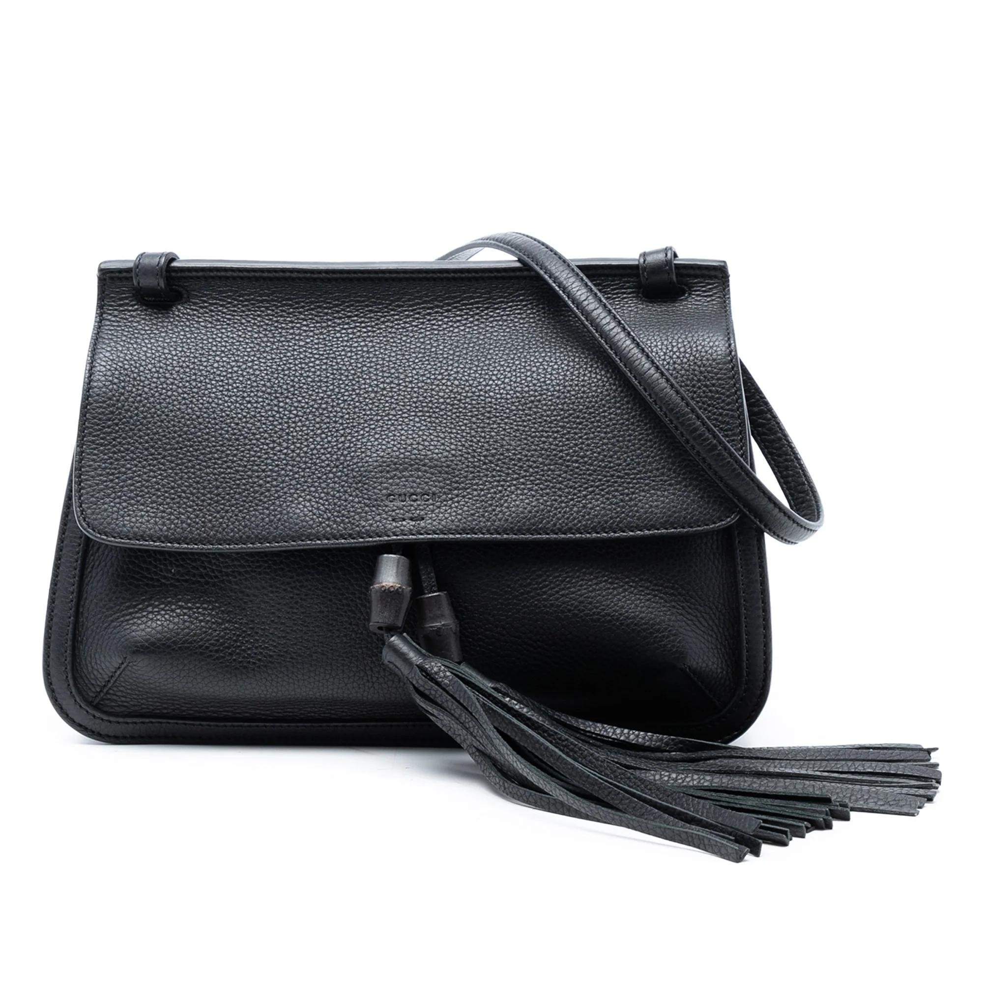 Bamboo leather handbag