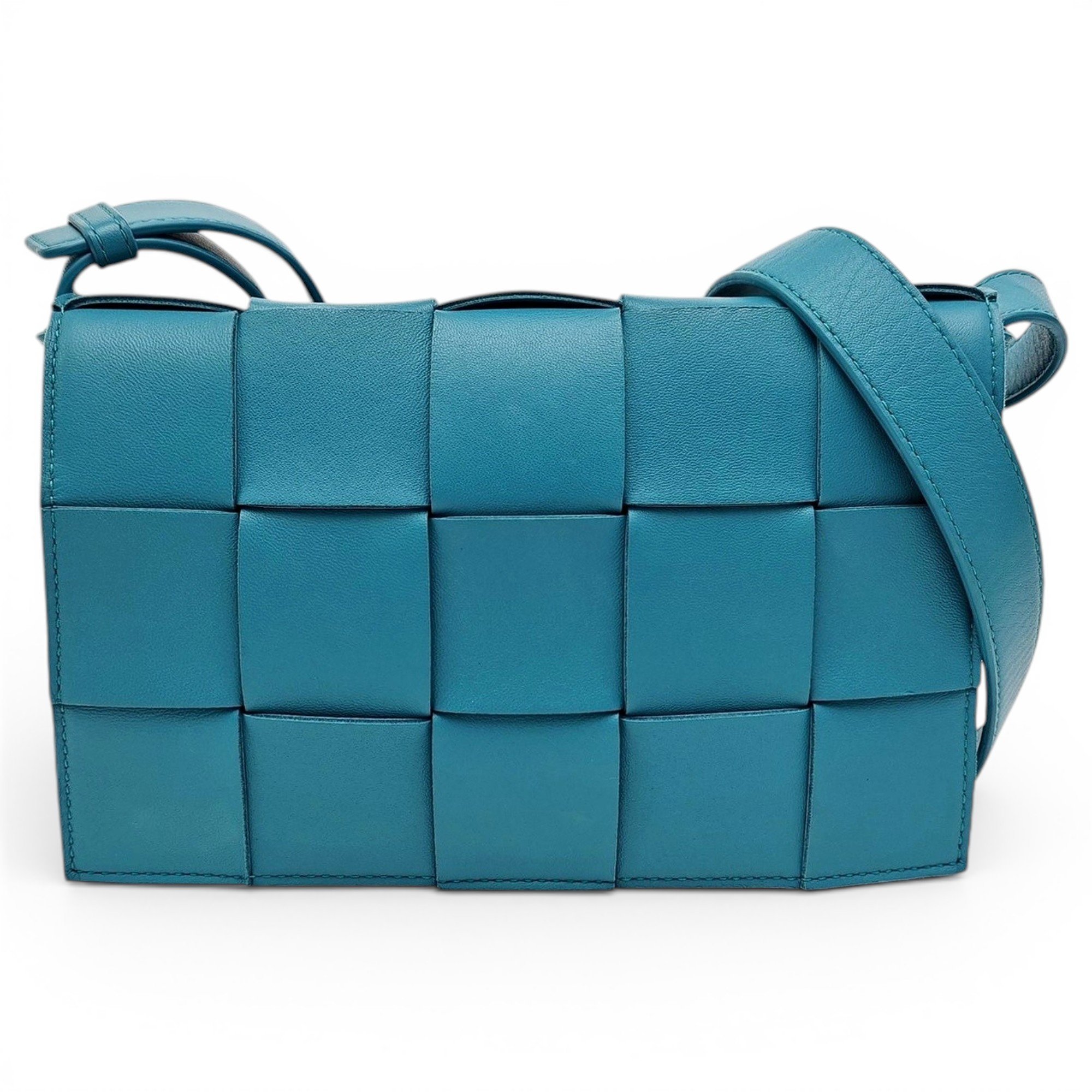 Brick Cassette leather handbag