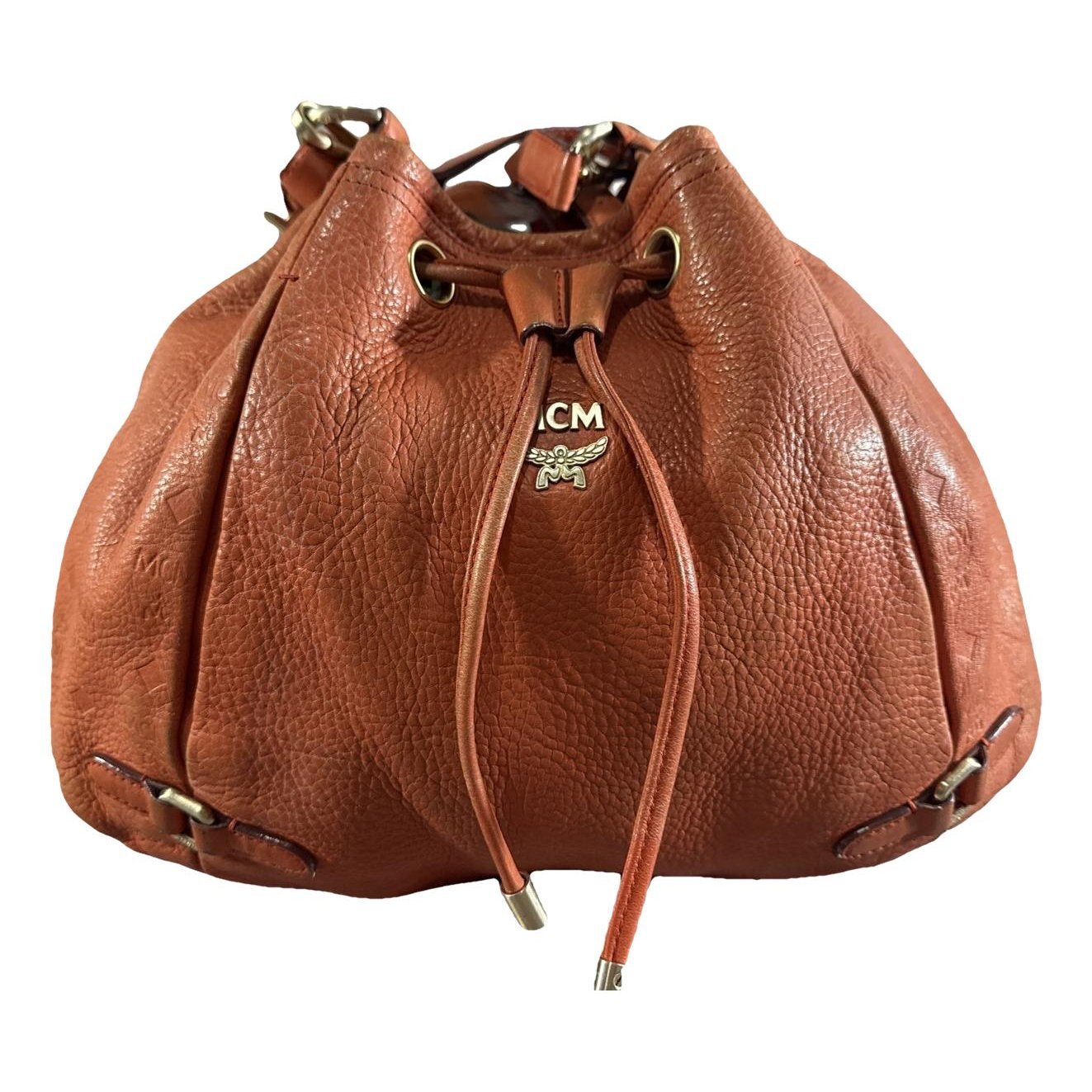 Heritage Drawstring leather handbag