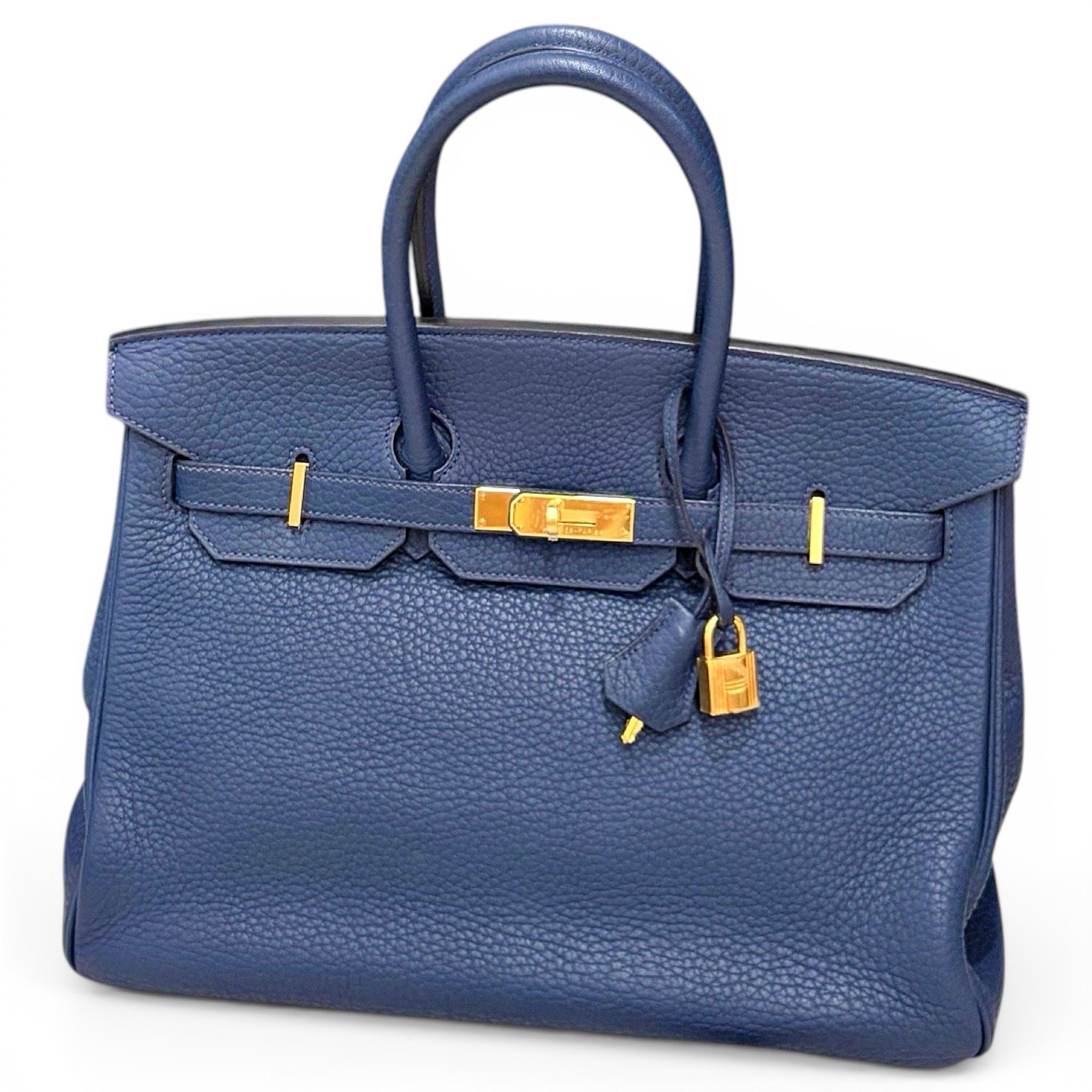 Birkin 35 leather handbag