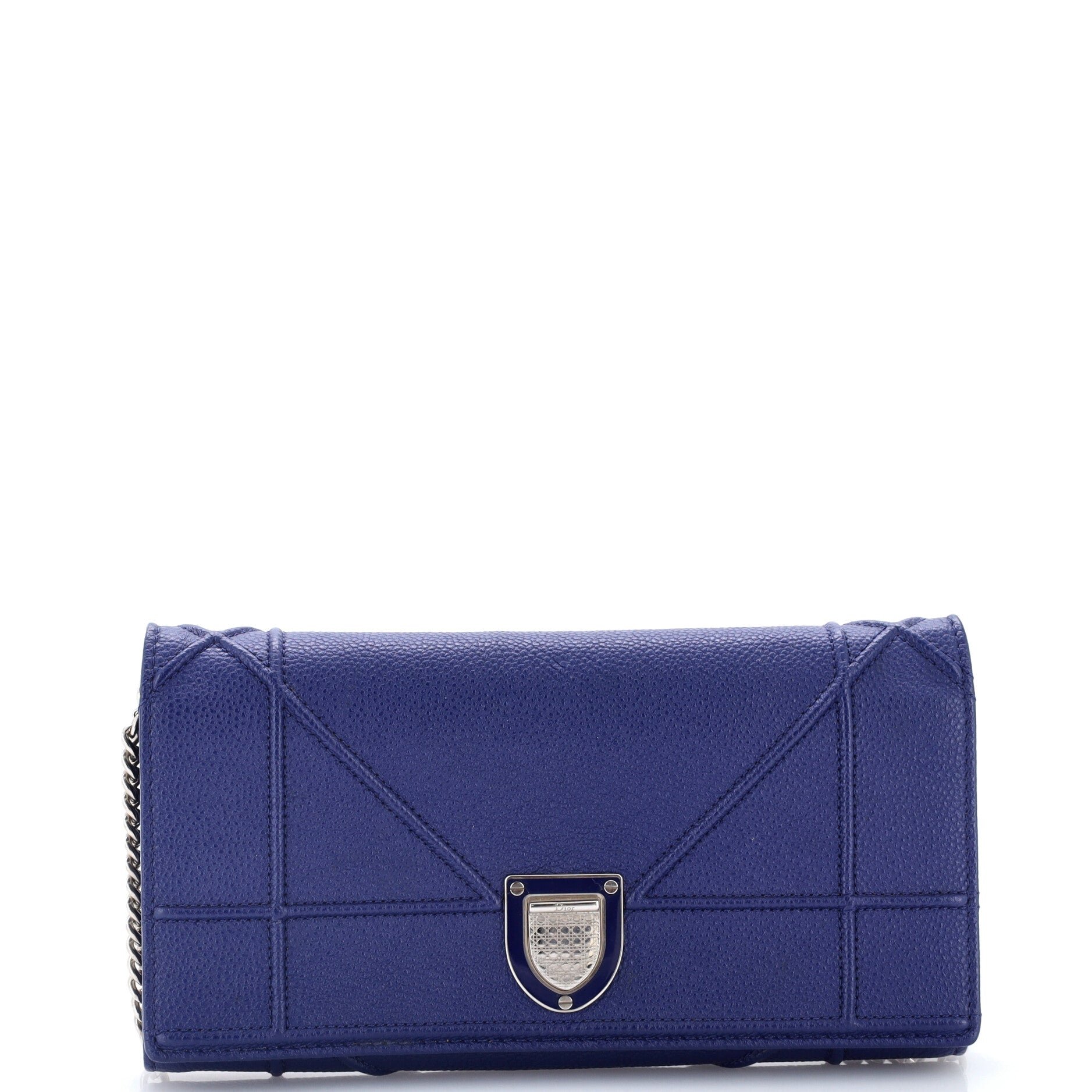 Diorama Croisiere Chain Wallet Grained Calfskin