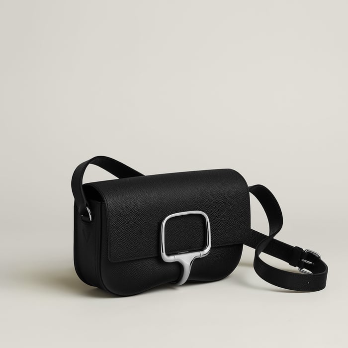 Noir Hermès Della Cavalleria Elan Bag
