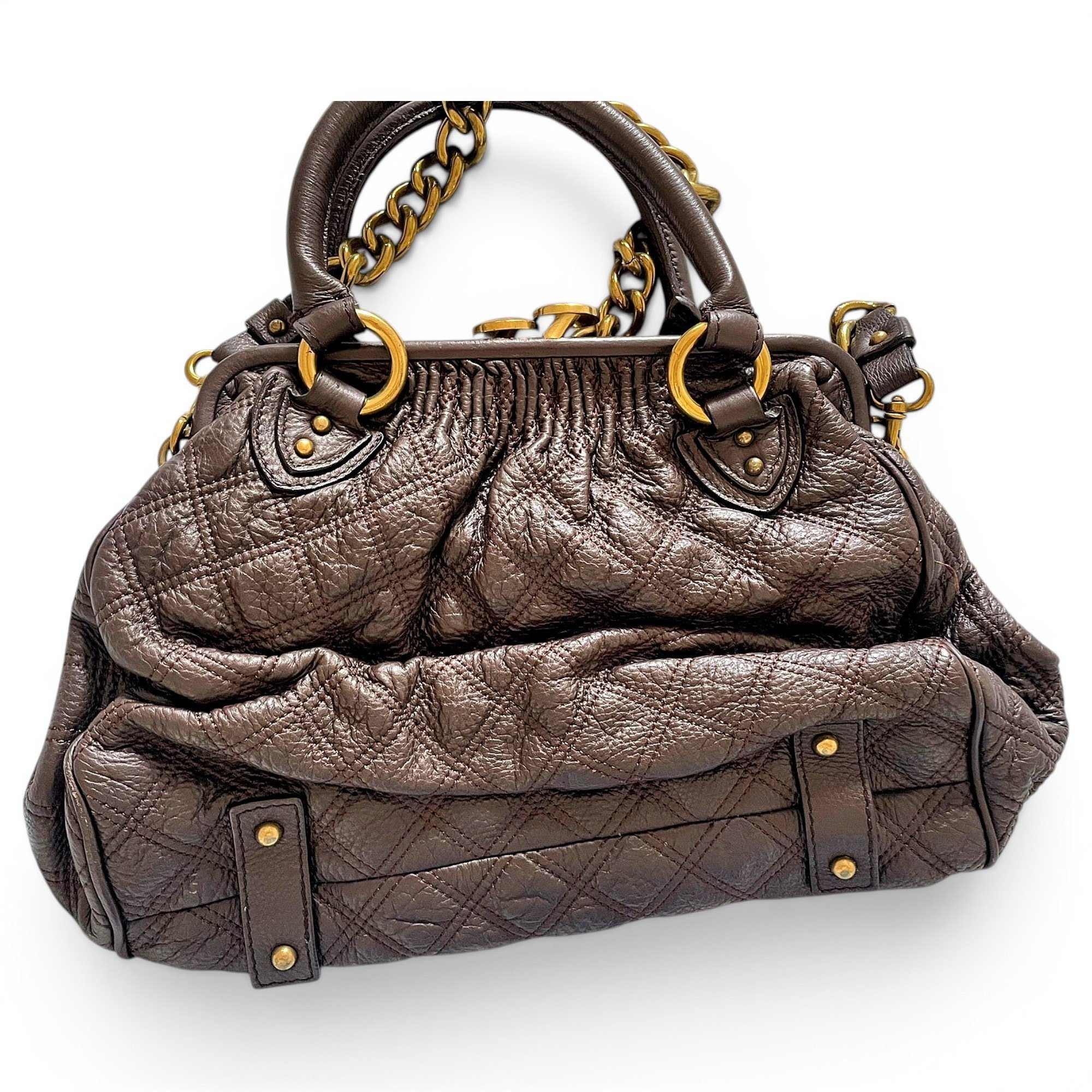 Stam leather handbag