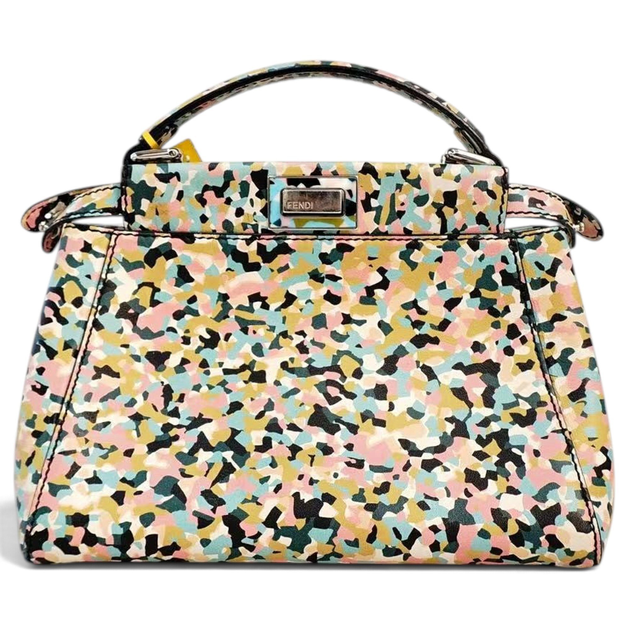 Peekaboo leather handbag