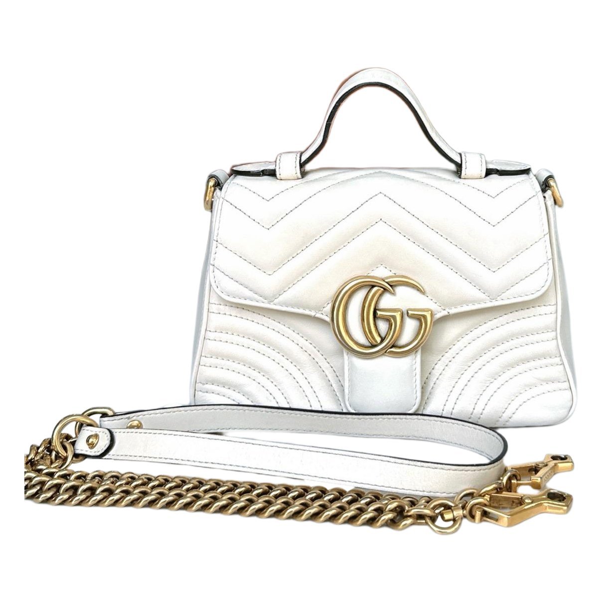 GG Marmont Flap leather handbag